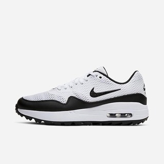 Pantofi Golf Nike Air Max 1 G Dama Albi Negrii | KPIH-20871